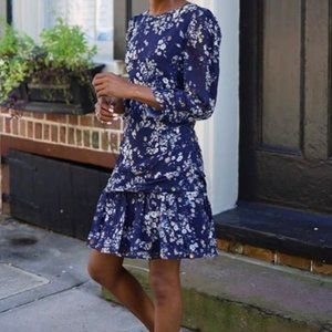 Shoshanna Ann Flounce Mini Dress size 12